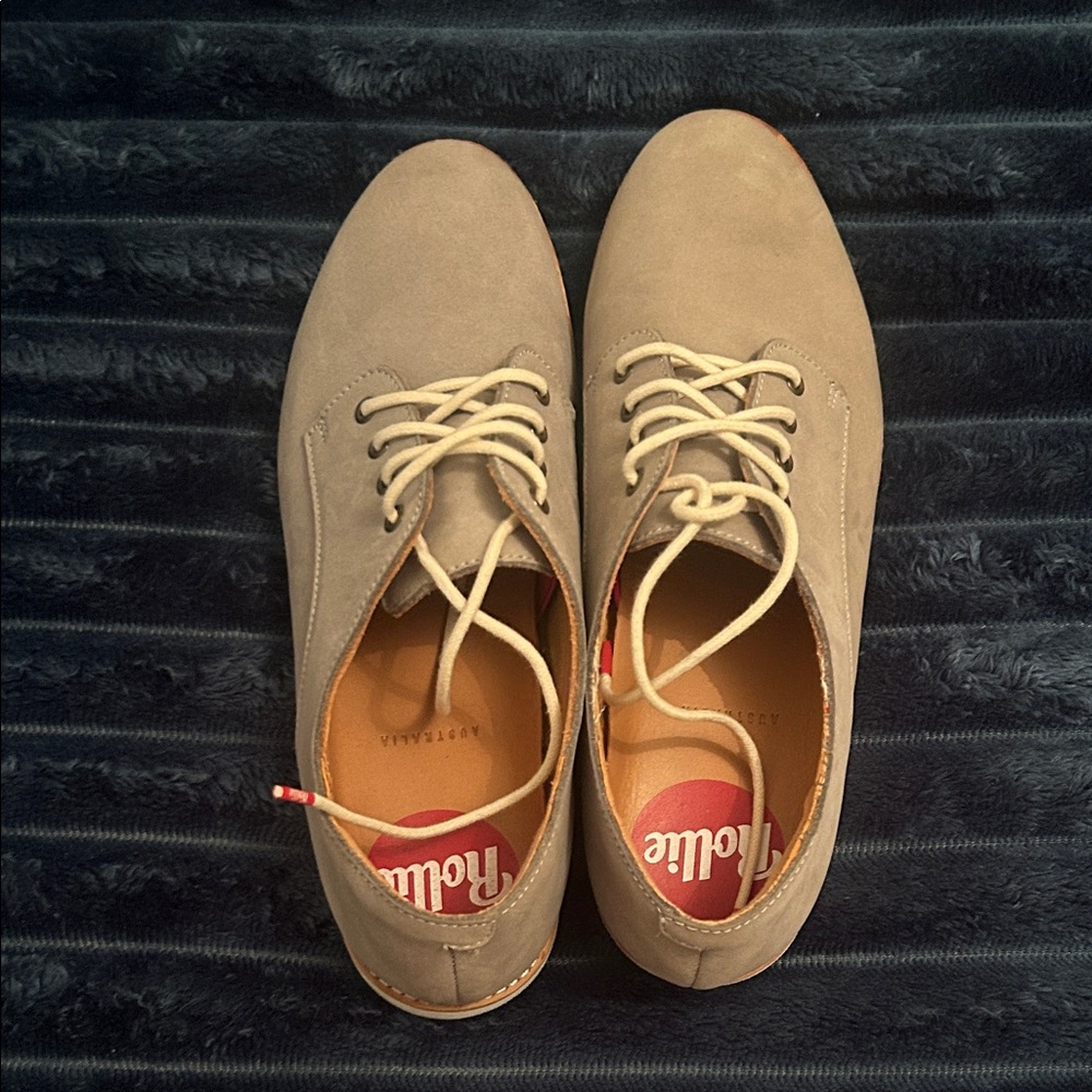 Casual Gray Oxfords for Women